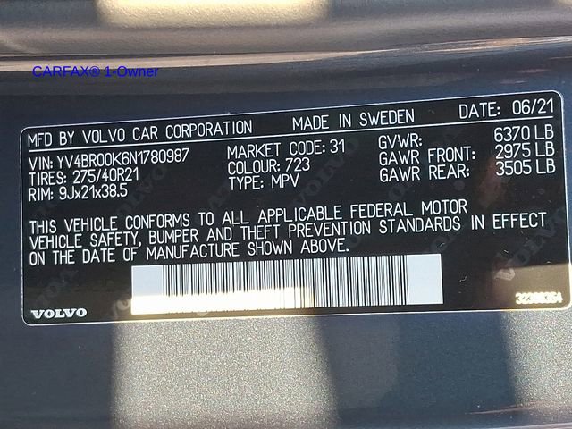 Used 2022 Volvo XC90 T8 Inscription Expression w/ Climate Package image 29