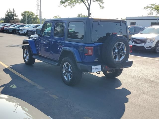 Used 2020 Jeep Wrangler Unlimited Sahara w/ Uconnect 4C Nav & Sound Group AWD/4WD image 3