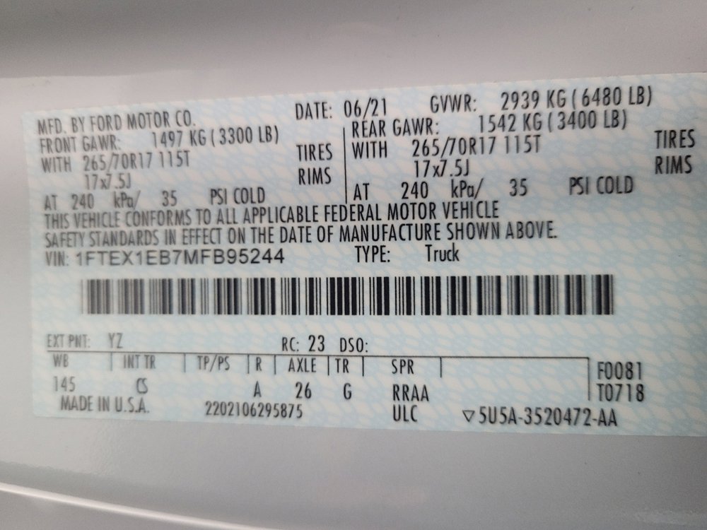 Used 2021 Ford F150 XL w/ Equipment Group 101A High image 33