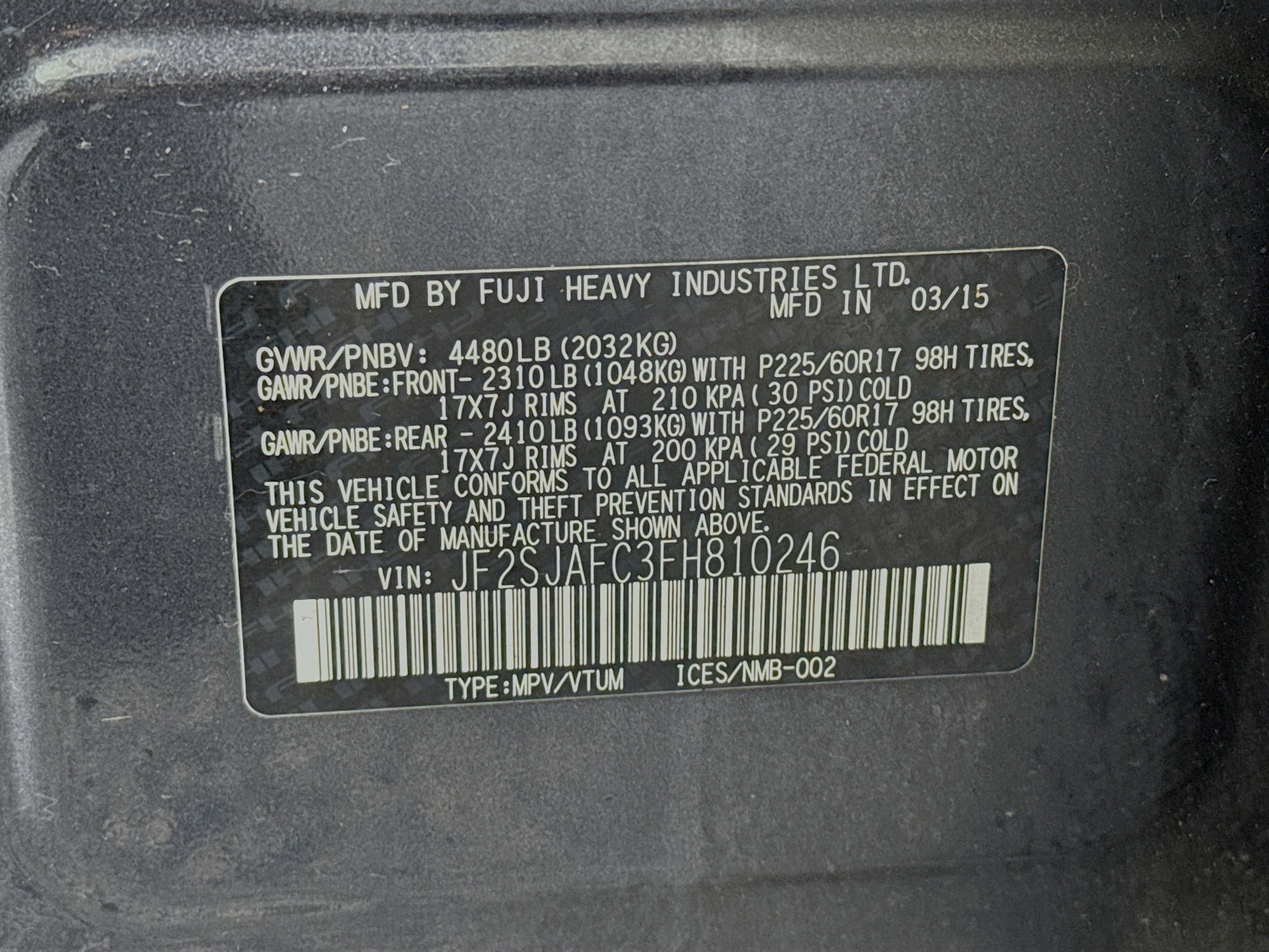 Used 2015 Subaru Forester 2.5i Premium image 31