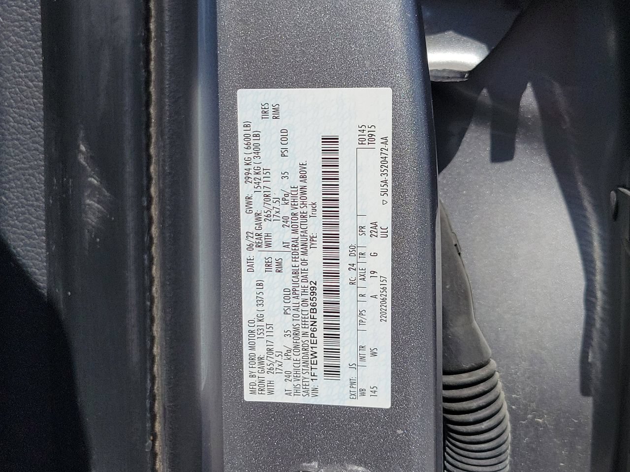 Used 2022 Ford F150 XL w/ Equipment Group 101A High AWD/4WD image 31
