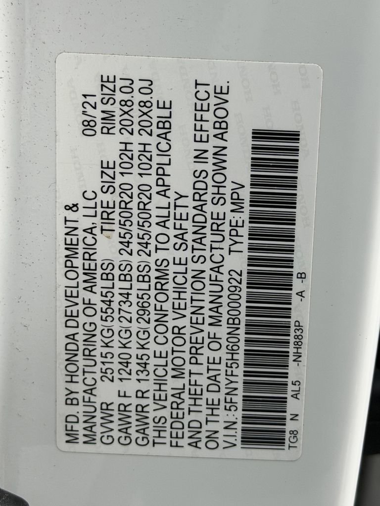 Used 2022 Honda Pilot Touring image 33