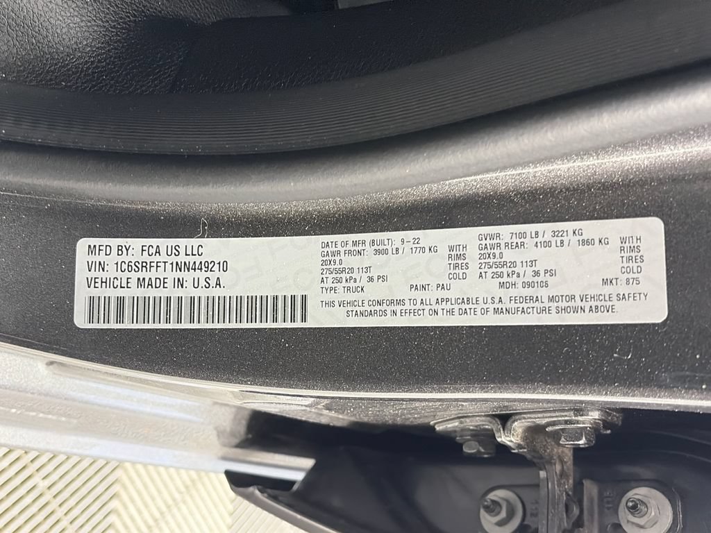 Used 2022 RAM 1500 Big Horn AWD/4WD image 9