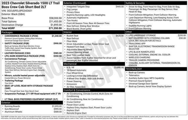 Used 2023 Chevrolet Silverado 1500 LT Trail Boss w/ Convenience Package II image 5