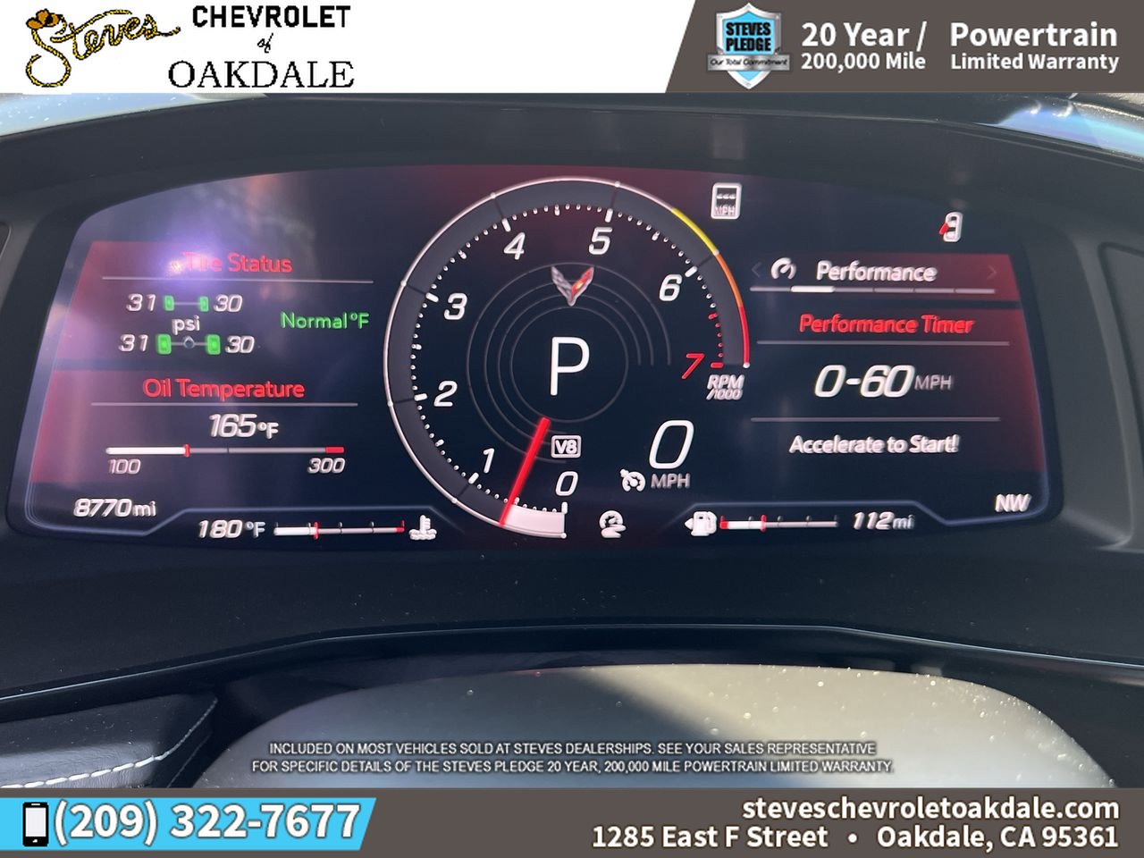 Certified 2022 Chevrolet Corvette Stingray Premium Cpe w/ Z51 Performance Package RWD image 15
