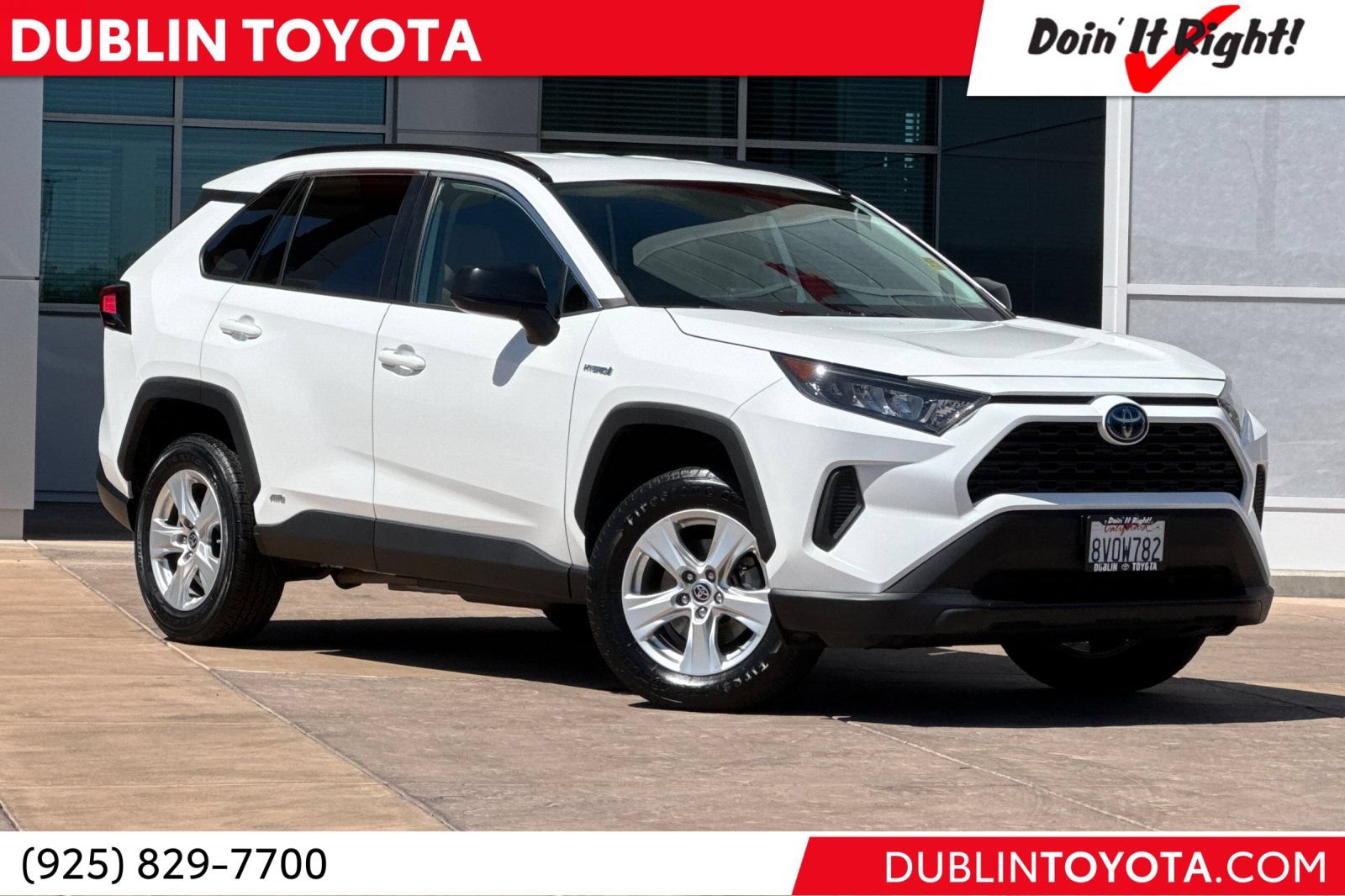 Certified 2021 Toyota RAV4 LE AWD/4WD image 1