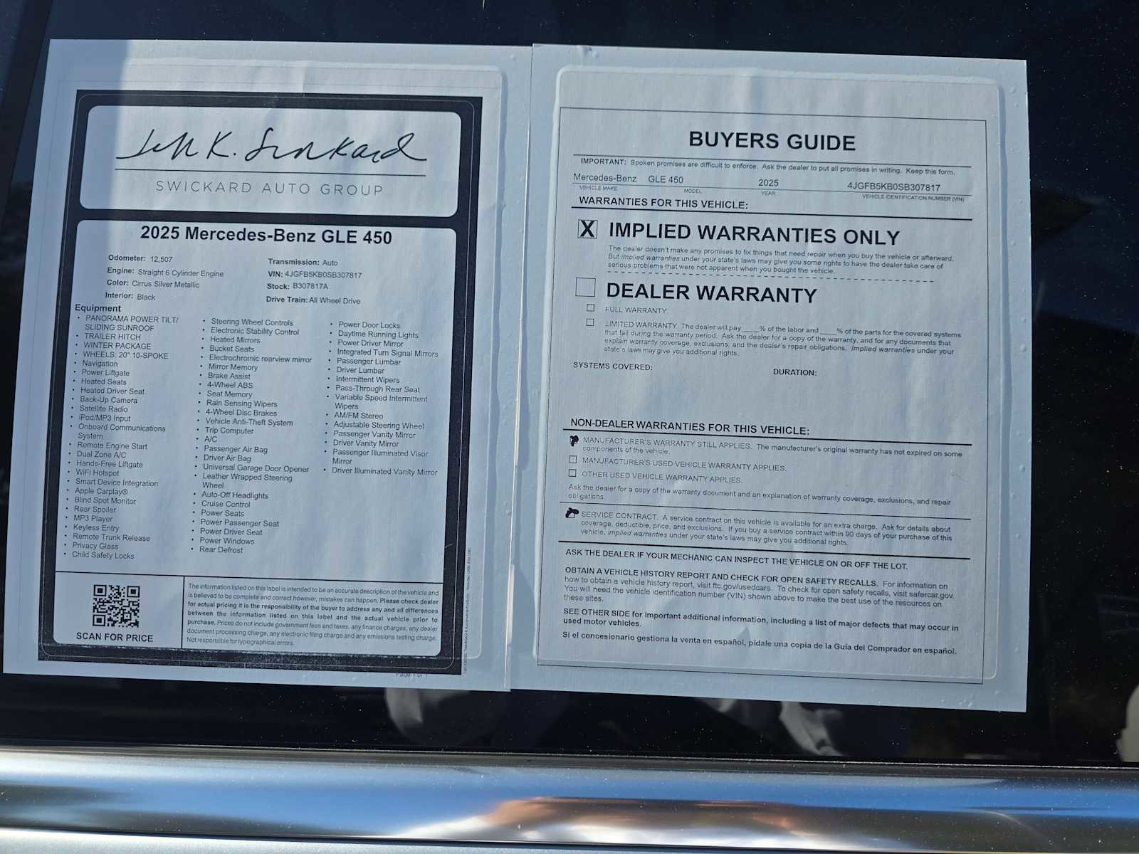 Certified 2025 Mercedes-Benz GLE 450 4MATIC image 19