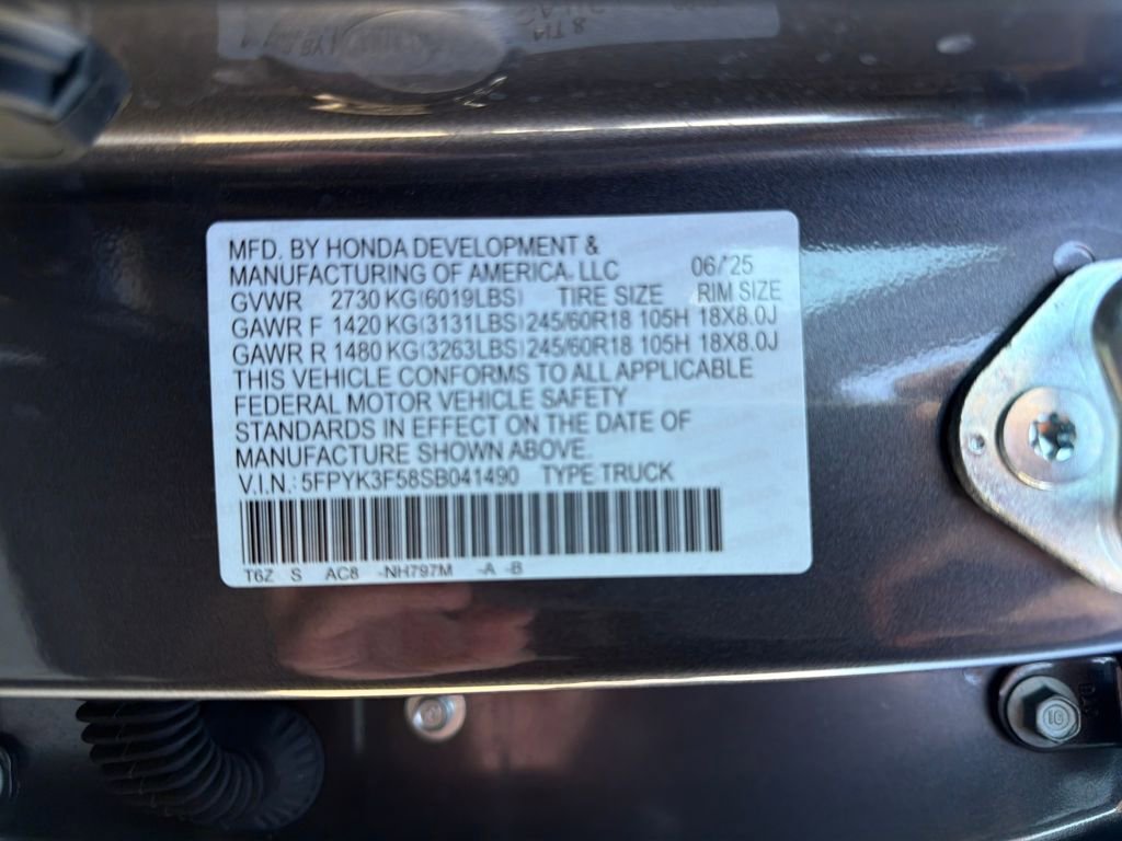 Certified 2025 Honda Ridgeline RTL image 34