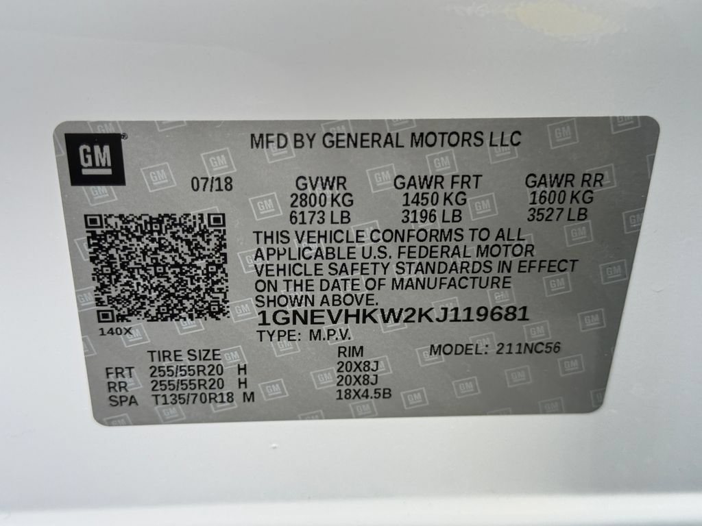 Used 2019 Chevrolet Traverse LT w/ LT Premium Package AWD/4WD image 30