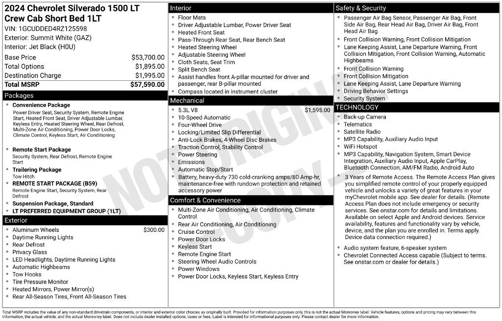 Used 2024 Chevrolet Silverado 1500 LT AWD/4WD image 25
