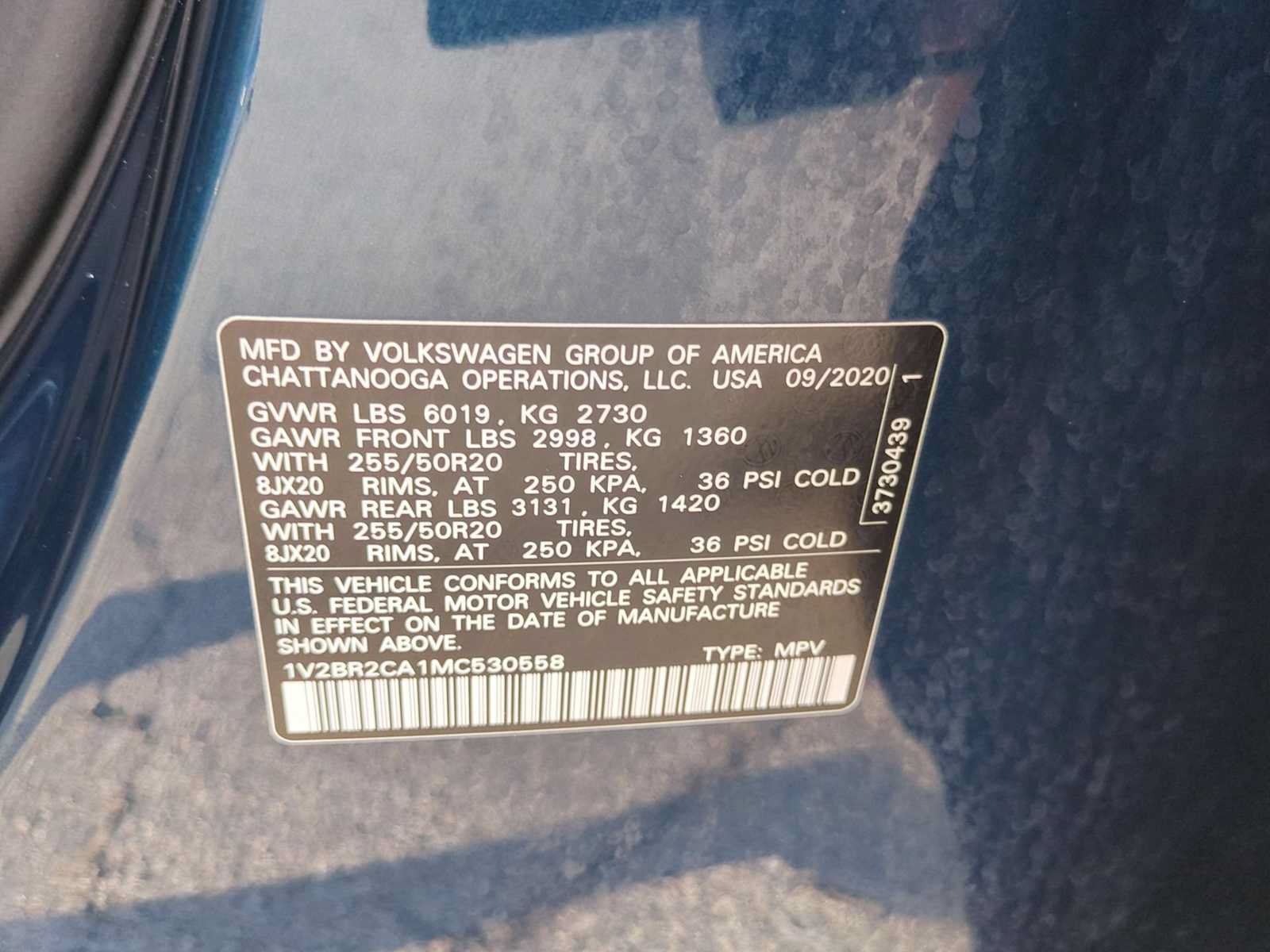 Used 2021 Volkswagen Atlas SEL AWD/4WD image 34
