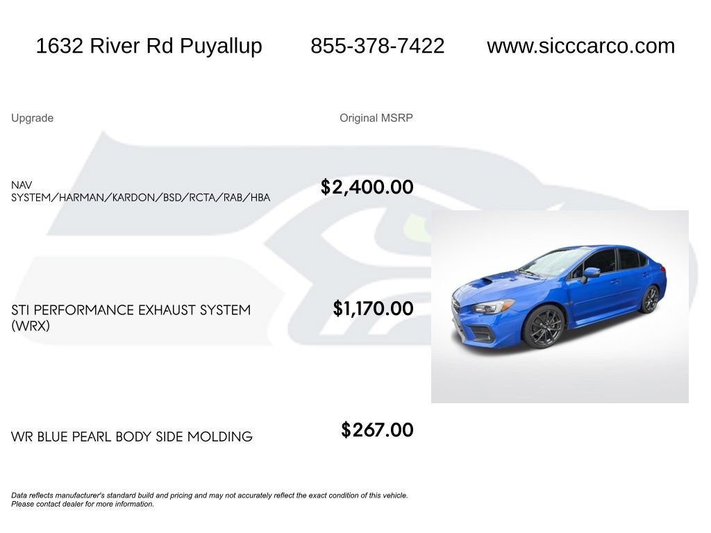 Used 2019 Subaru WRX Limited image 5