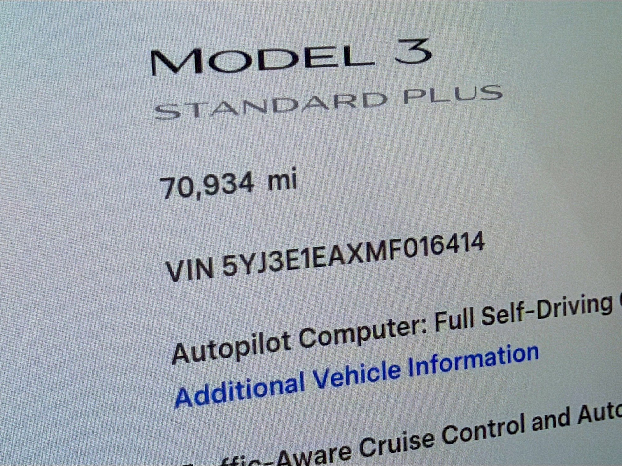 Used 2021 Tesla Model 3 Standard Range Plus RWD image 12