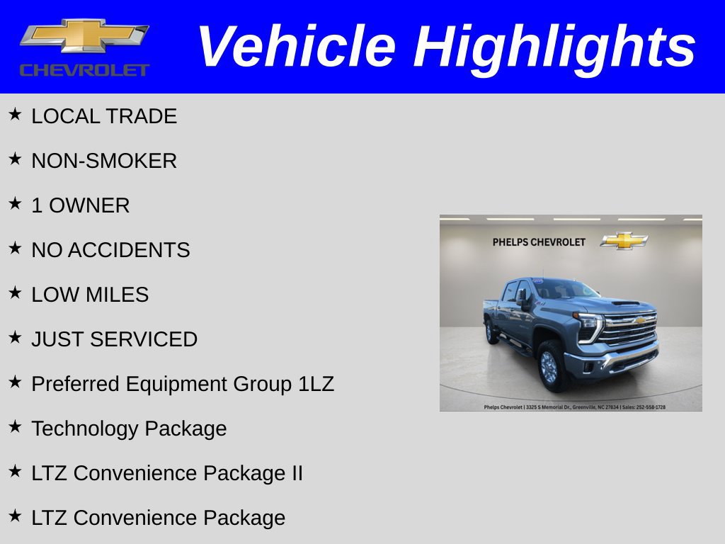 Certified 2025 Chevrolet Silverado 2500 LTZ w/ LTZ Convenience Package AWD/4WD image 2