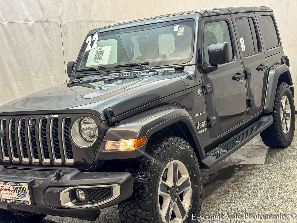 Used 2022 Jeep Wrangler Unlimited Sahara w/ Safety Group AWD/4WD image 4