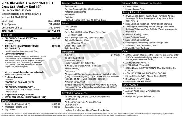 Certified 2025 Chevrolet Silverado 1500 RST AWD/4WD image 34