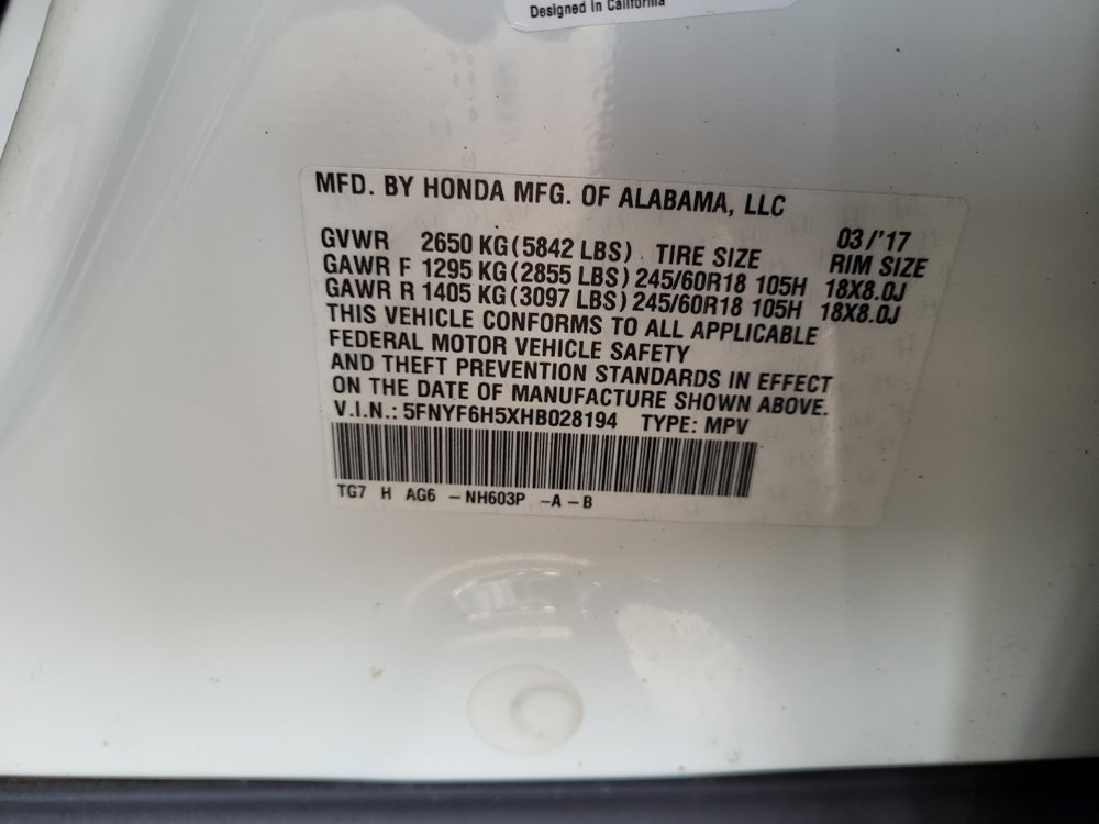 Used 2017 Honda Pilot EX-L image 33