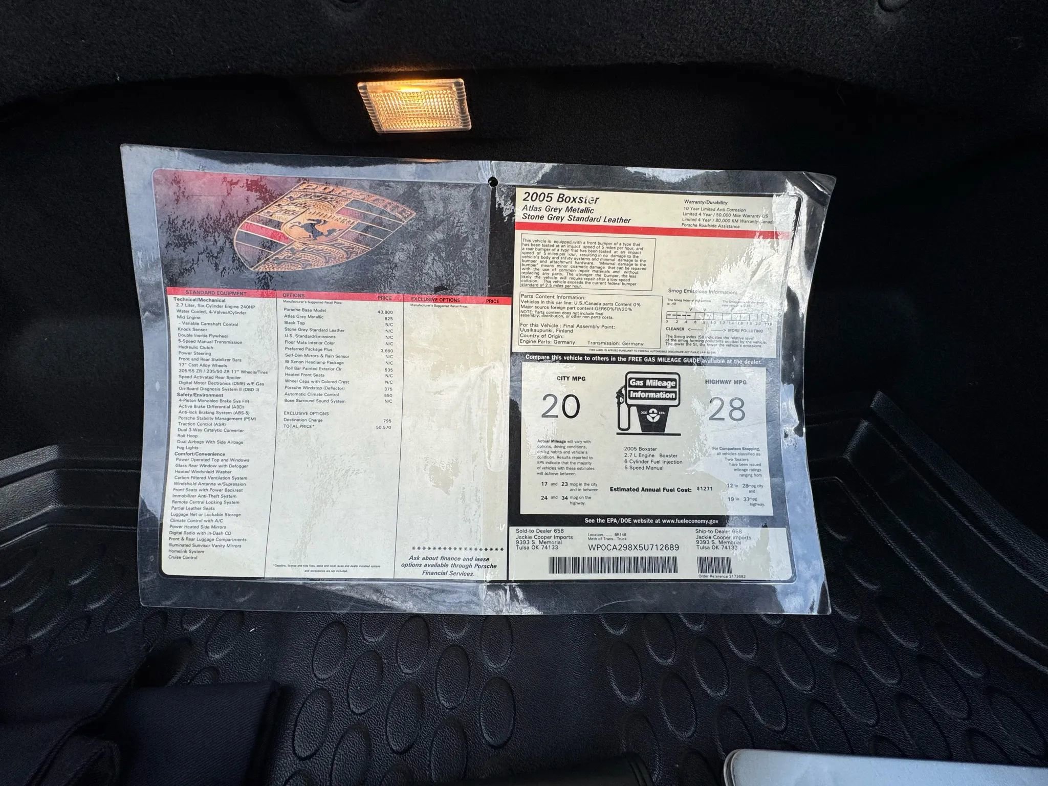 Used 2005 Porsche Boxster image 32