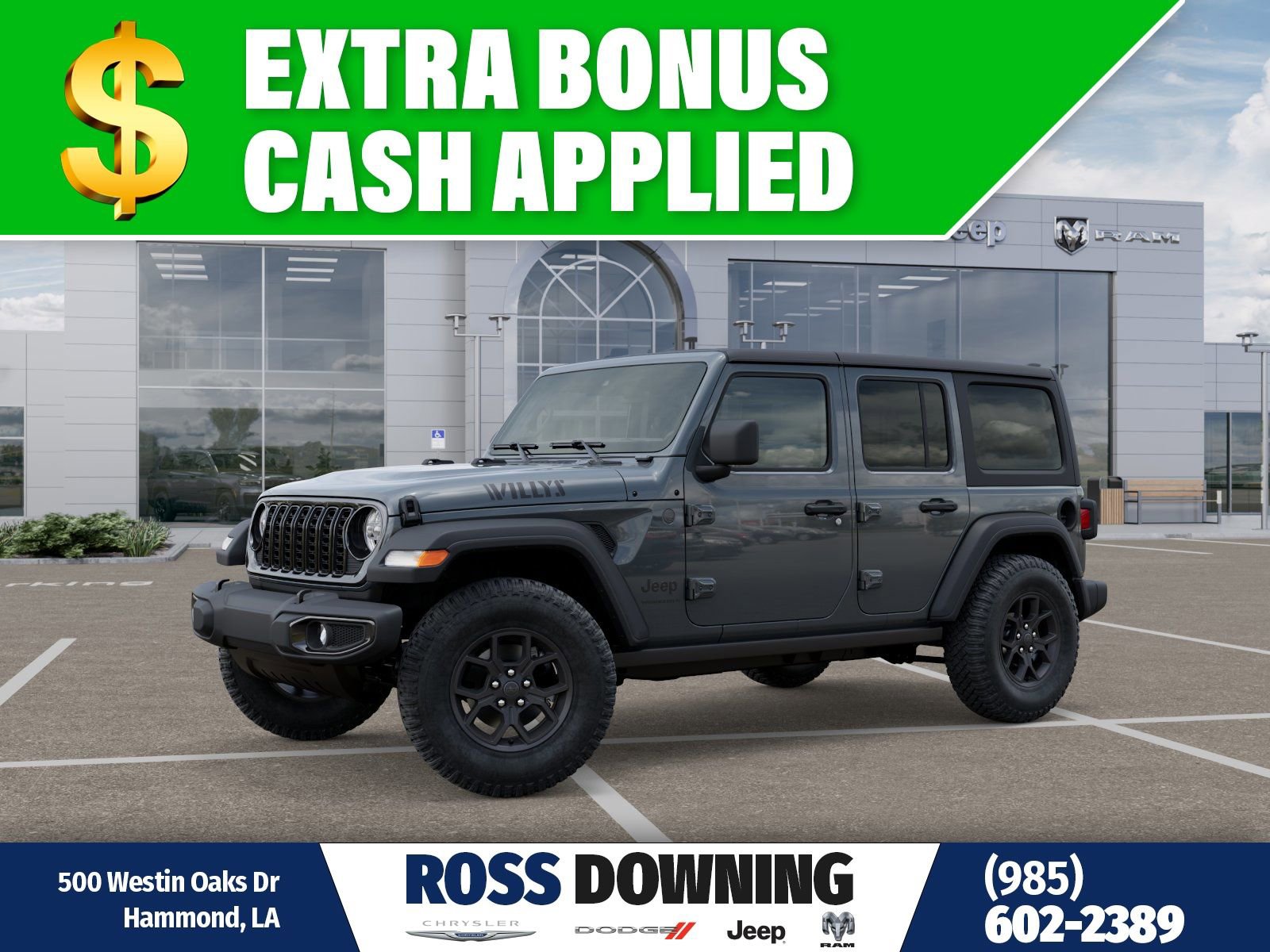 New 2025 Jeep Wrangler Willys