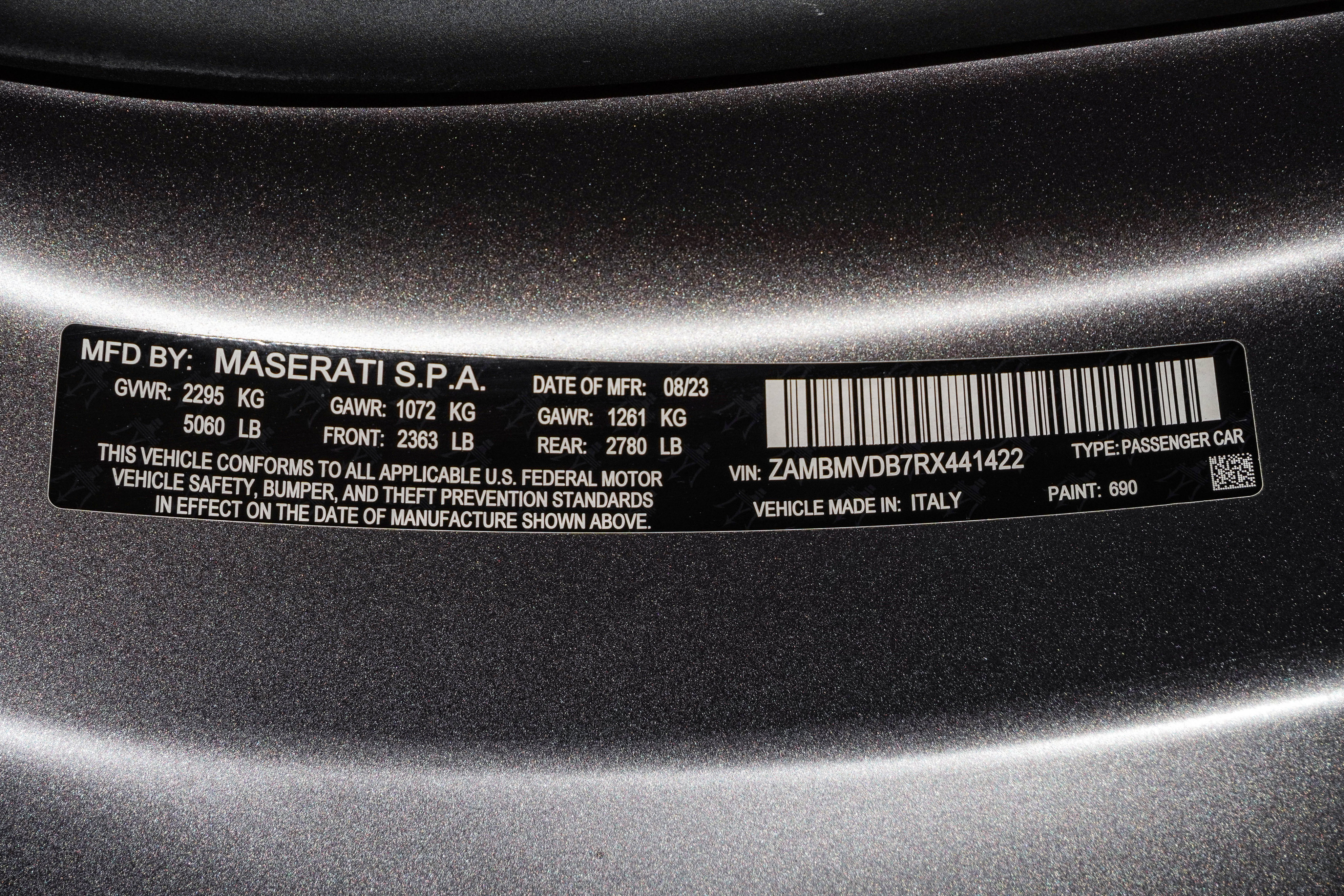 Certified 2024 Maserati GranTurismo Trofeo AWD/4WD image 32