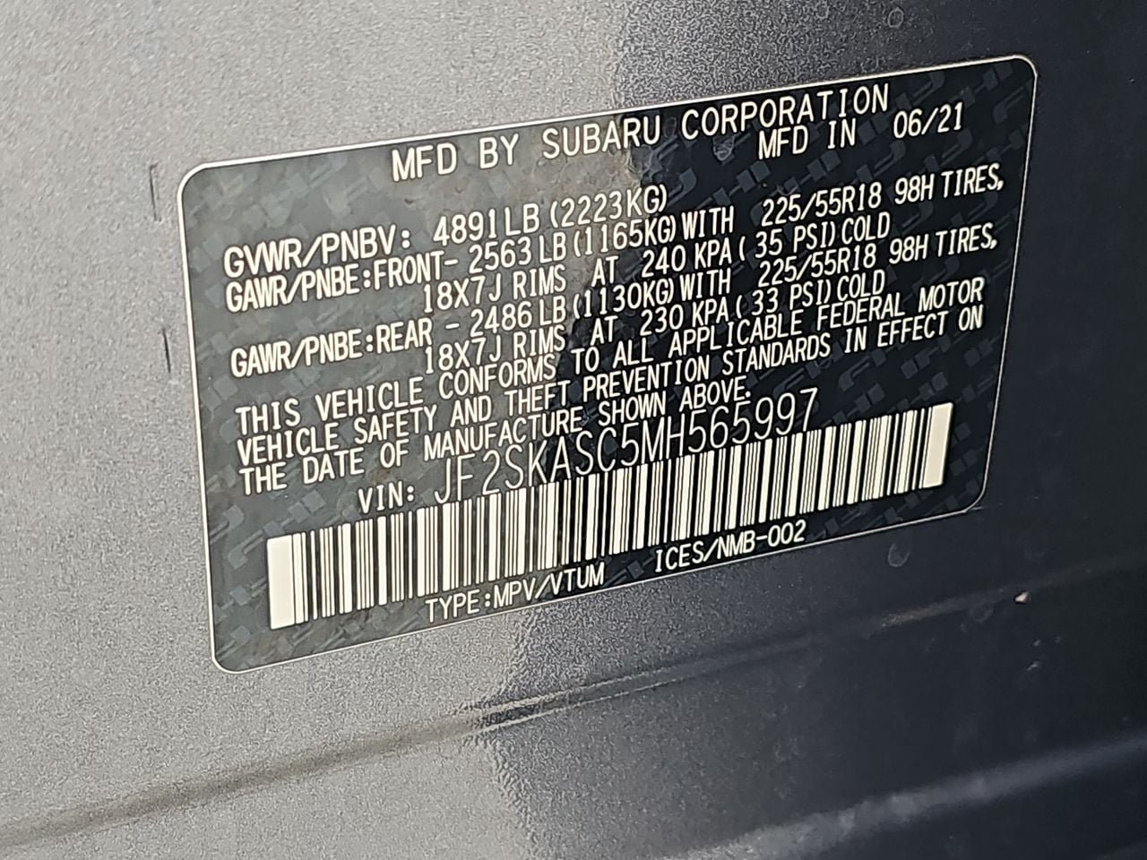 Used 2021 Subaru Forester Limited AWD/4WD image 43