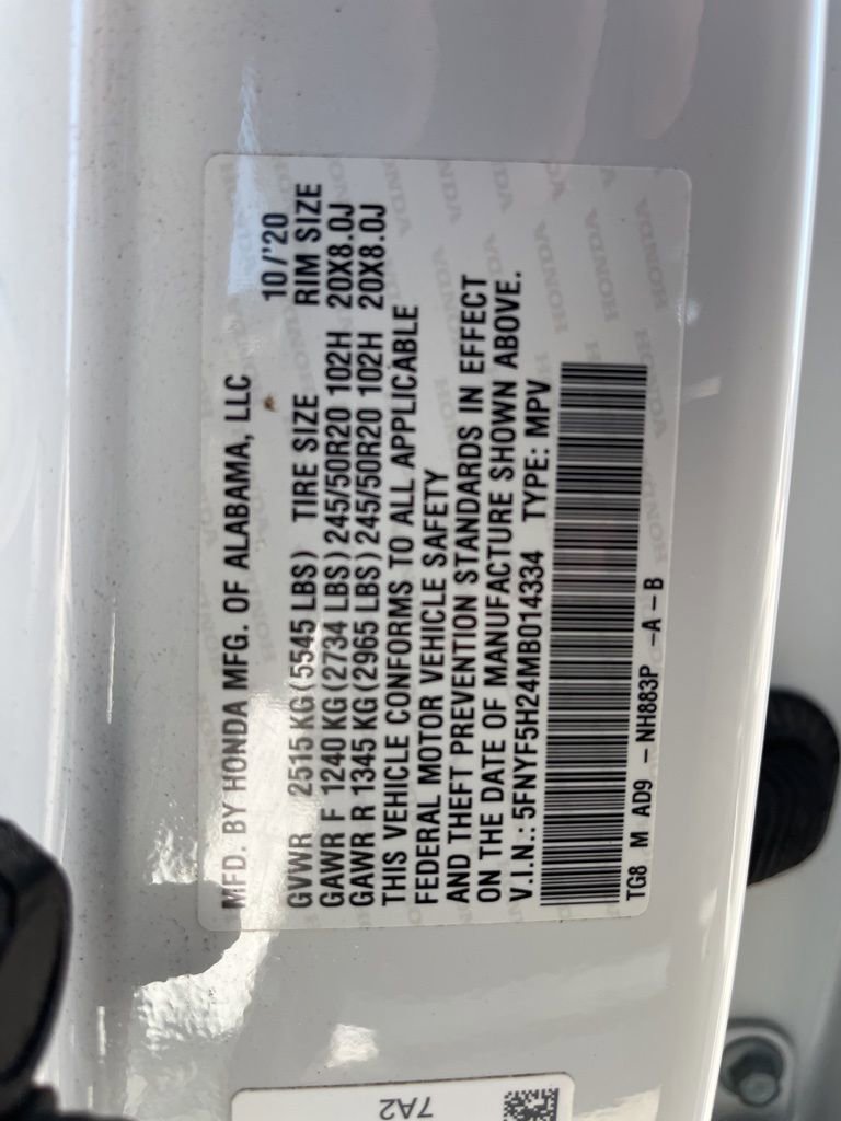 Used 2021 Honda Pilot Special Edition image 11