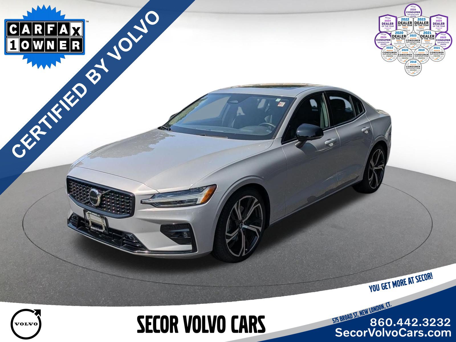 Certified 2023 Volvo S60 B5 Plus
