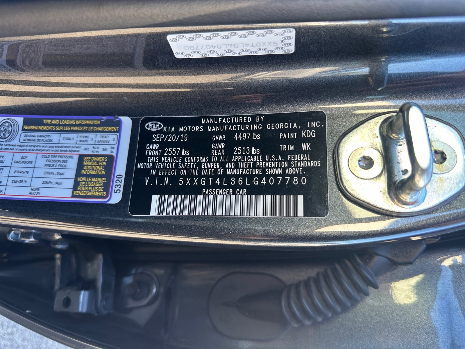 Used 2020 Kia Optima S image 31