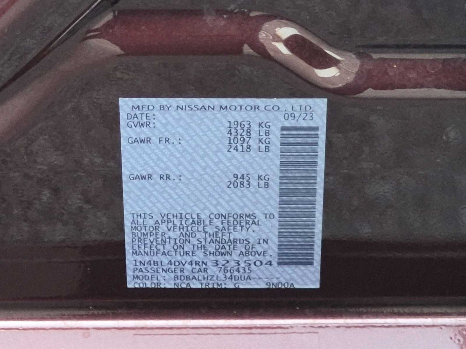 Used 2024 Nissan Altima 2.5 SV FWD image 32