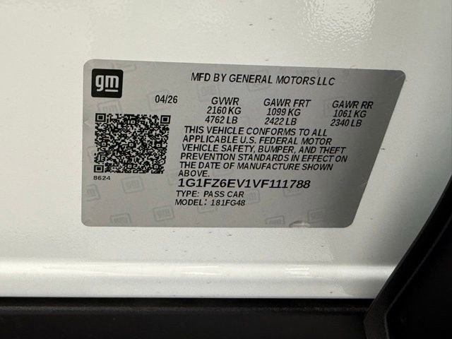 New 2027 Chevrolet Bolt RS w/ Super Cruise Package FWD image 40