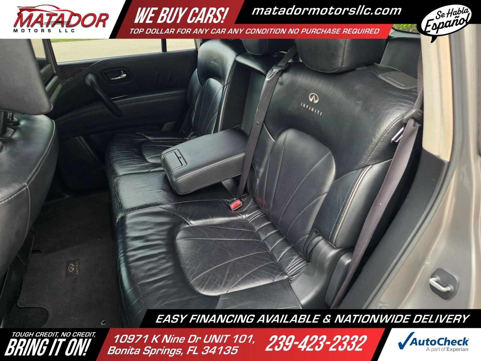 Used 2011 INFINITI QX56 4WD w/ Deluxe Touring Pkg image 12