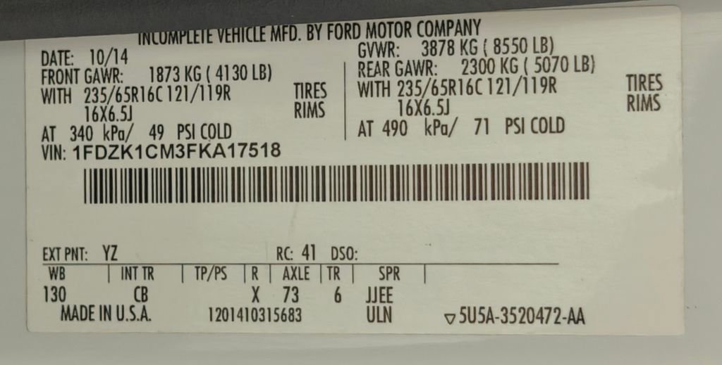 Used 2015 Ford Transit 150 XLT image 49