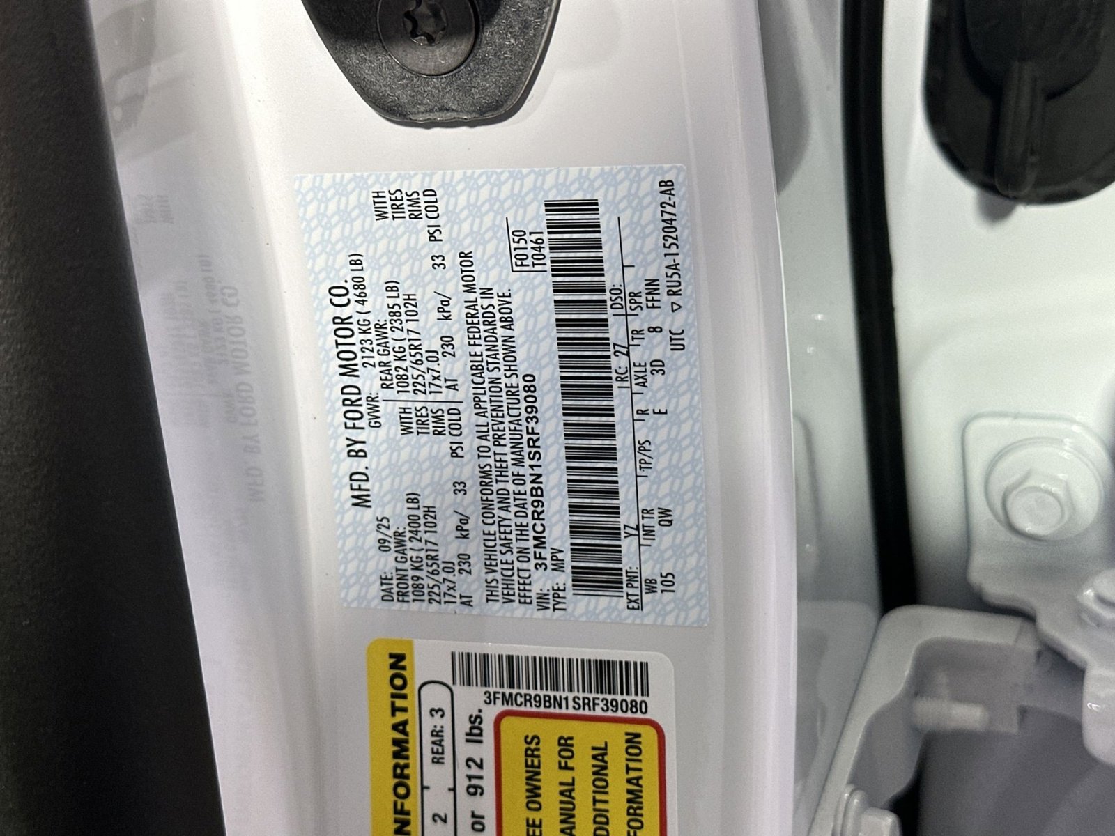 New 2025 Ford Bronco Sport Big Bend w/ Convenience Package image 45