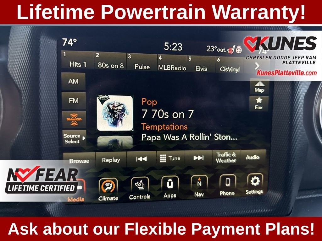 Used 2023 Jeep Wrangler Unlimited Rubicon 4xe w/ Cold Weather Group image 20