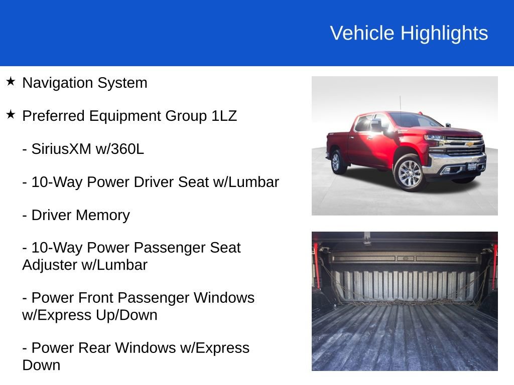 Used 2020 Chevrolet Silverado 1500 LTZ w/ LTZ Premium Package AWD/4WD image 11