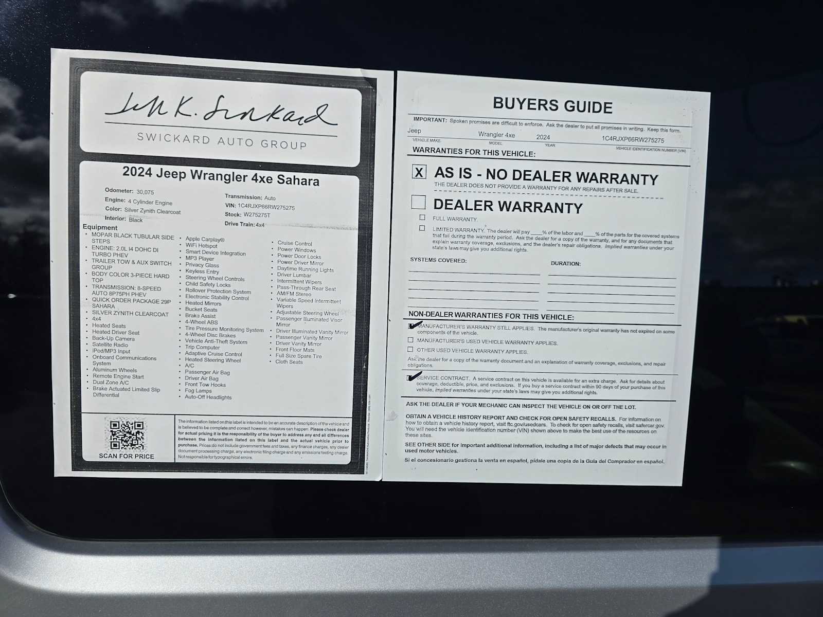 Used 2024 Jeep Wrangler Sahara image 18