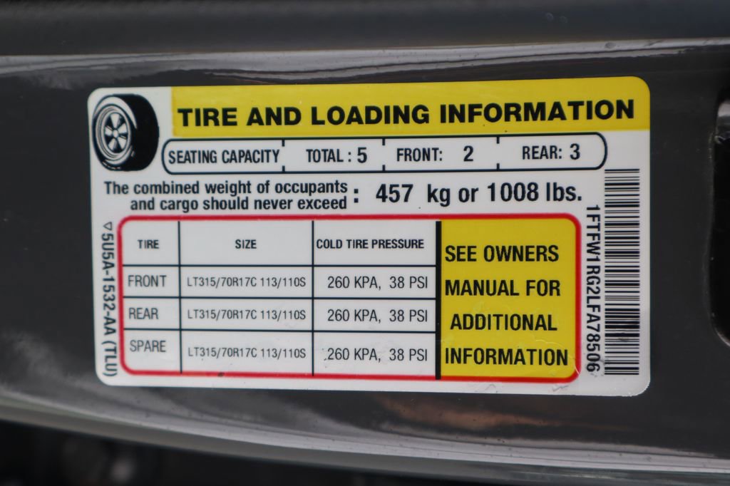 Used 2020 Ford F150 Raptor w/ Equipment Group 802A Luxury image 59