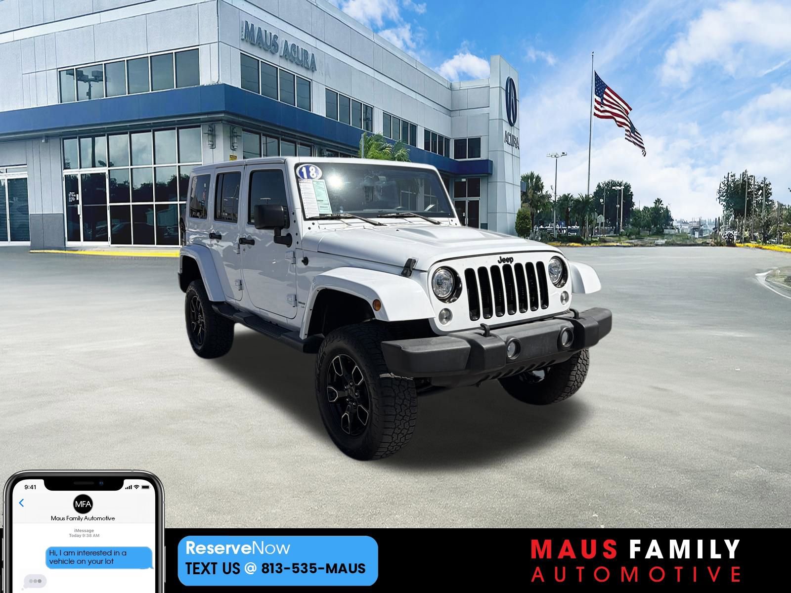 Used 2018 Jeep Wrangler Unlimited Sahara