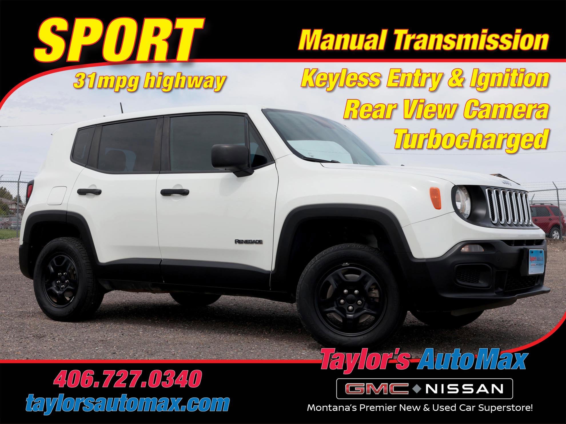 Used 2018 Jeep Renegade Sport AWD/4WD image 1