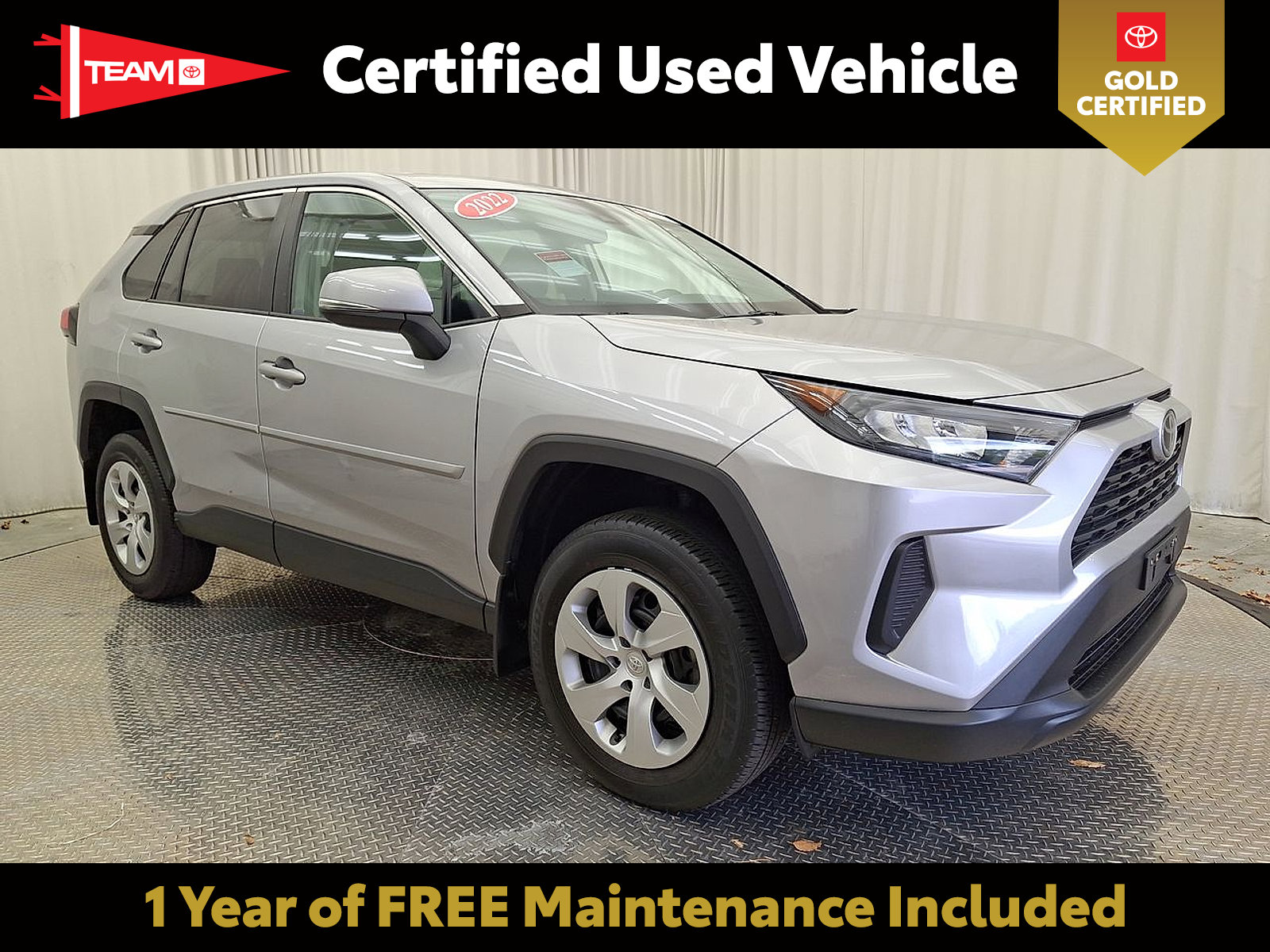 Certified 2022 Toyota RAV4 LE