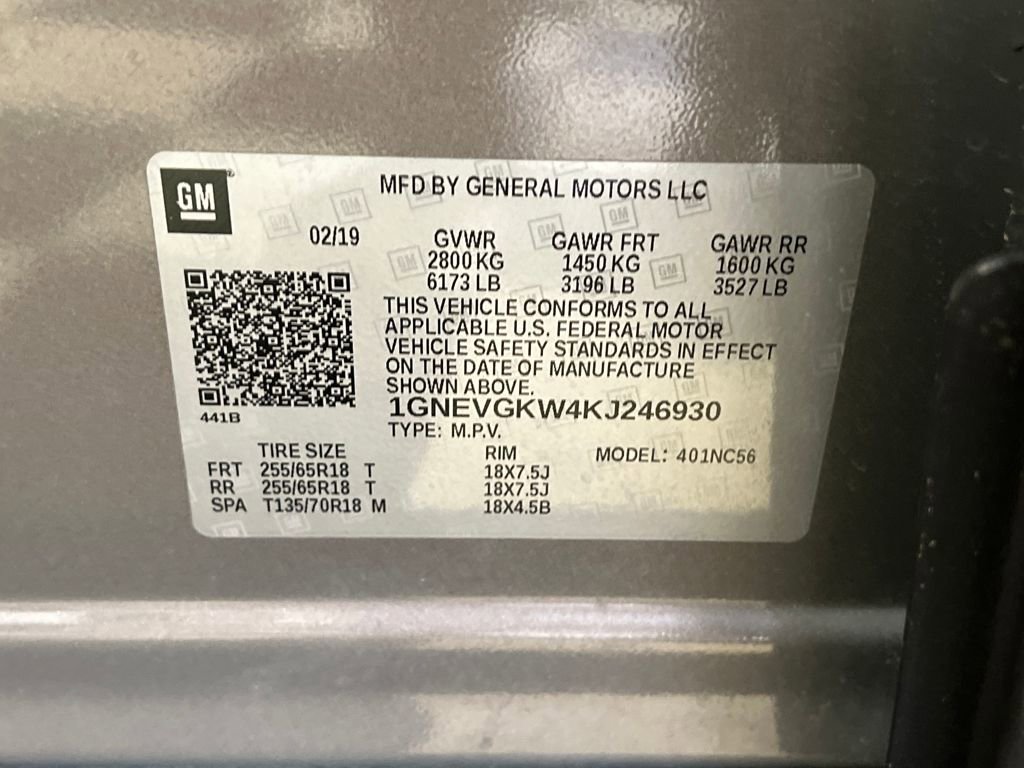 Used 2019 Chevrolet Traverse LT w/ LPO, Floor Liner Package image 46