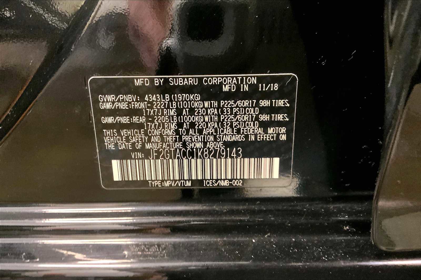 Used 2019 Subaru Crosstrek 2.0i Premium w/ Popular Package #3 image 33