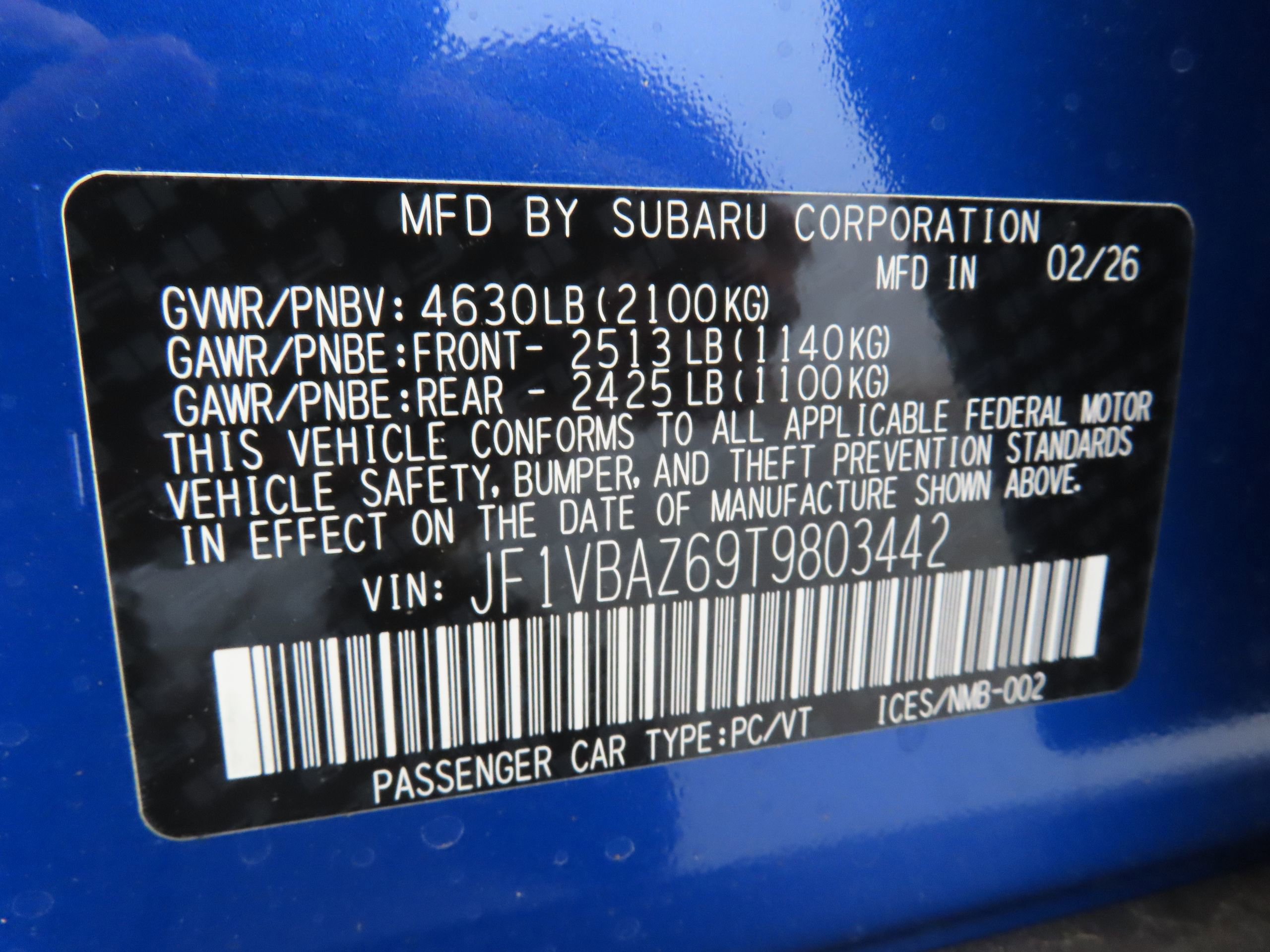 New 2026 Subaru WRX tS image 28