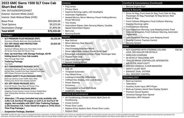 Used 2023 GMC Sierra 1500 SLT w/ SLT Premium Plus Package image 6