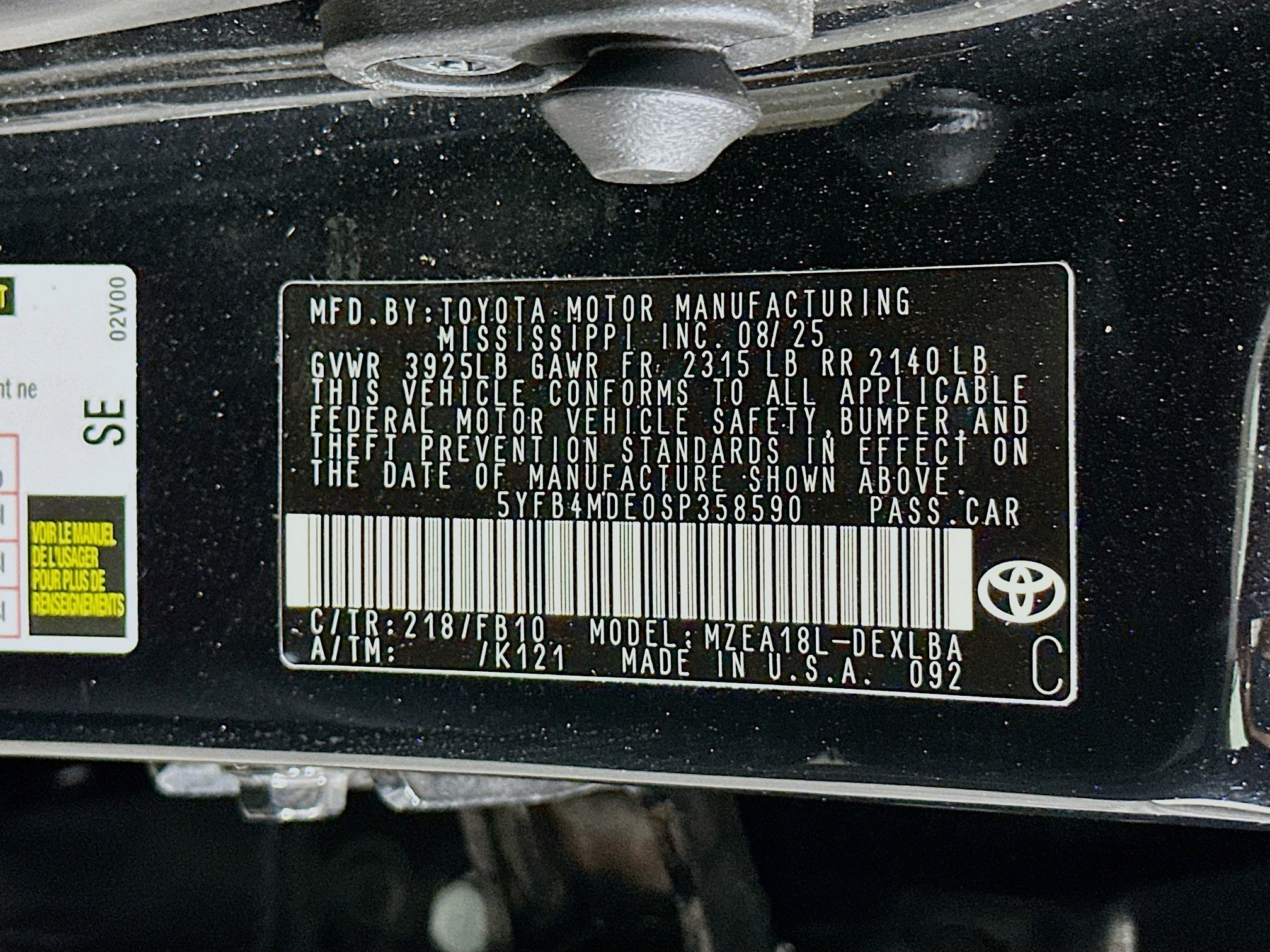 Used 2025 Toyota Corolla LE FWD image 12
