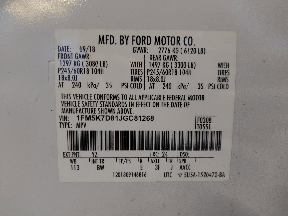 Used 2018 Ford Explorer XLT w/ Equipment Group 202A image 33