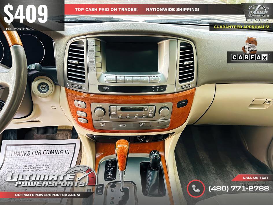 Used 2005 Lexus LX 470 4WD image 16