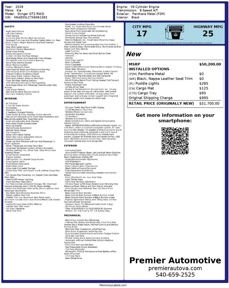 Used 2019 Kia Stinger GT2 image 2