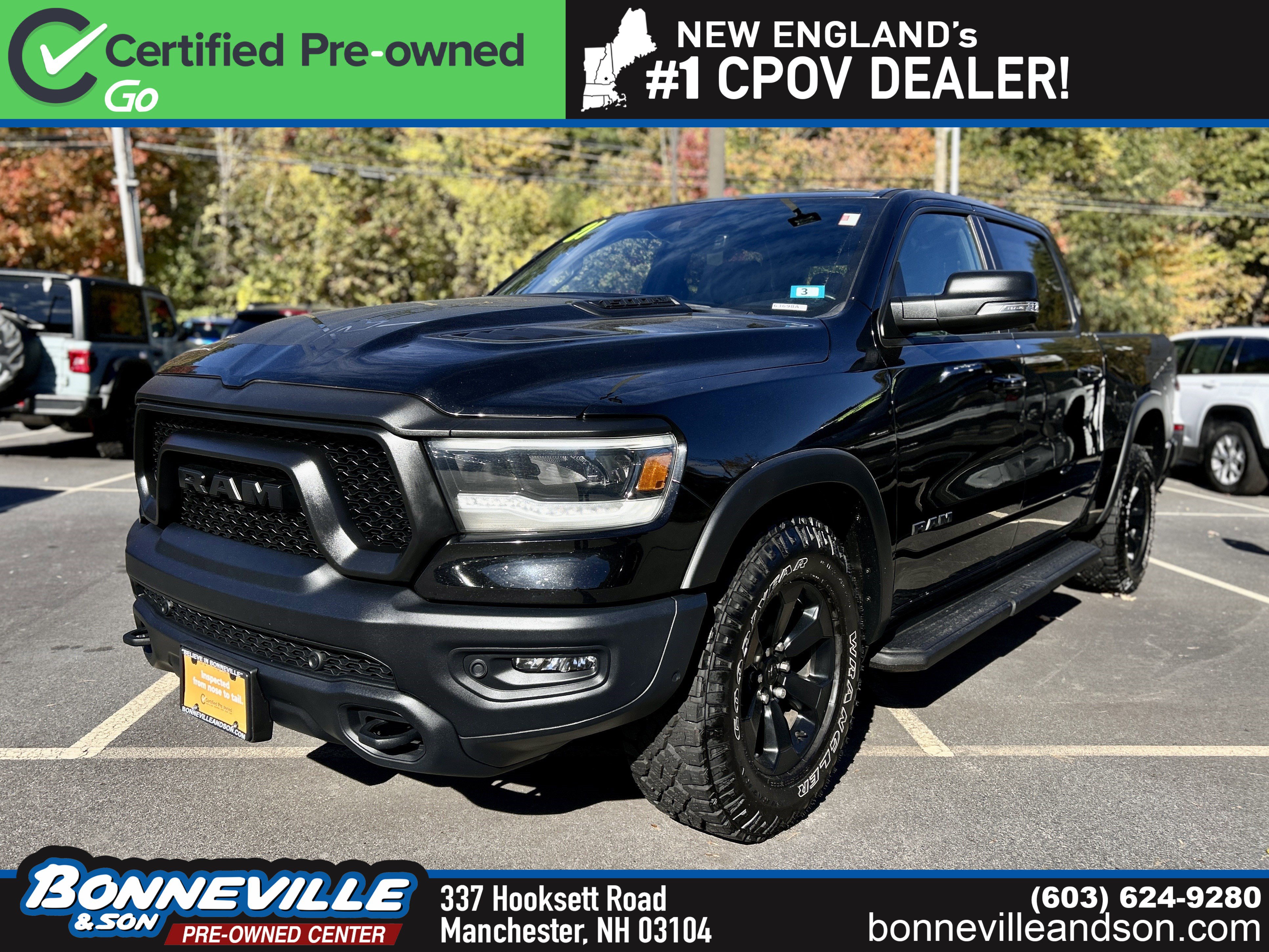 Certified 2021 RAM 1500 Rebel w/ Rebel Level 2 Equipment Group AWD/4WD image 1