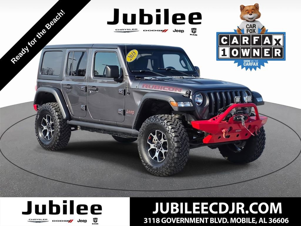 Used 2018 Jeep Wrangler Unlimited Rubicon AWD/4WD image 1